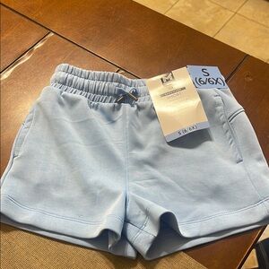 Light Blue Casual Shorts